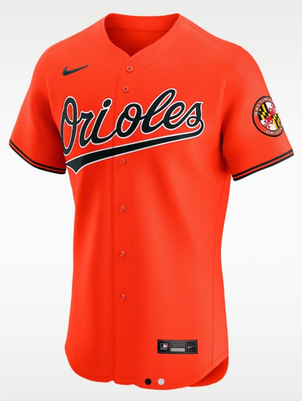 Nike Dri-Fit MLB Elite Baltimore Orioles Jersey 40/M DSWOT